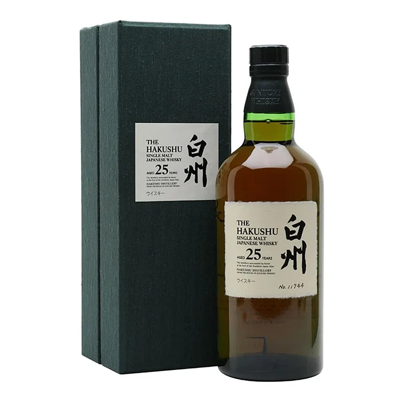 THE HAKUSHU SINGLE MALT JAPANESE WHISKY AGED 25 YEARS